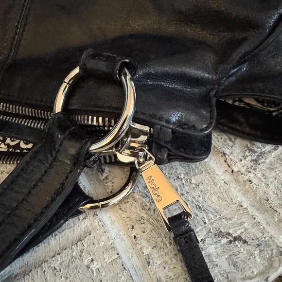 HOBO Black Leather Hobo Bag - Picture 9 of 12